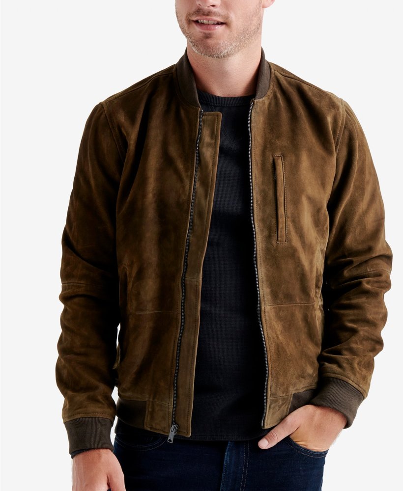 Куртка кожаная/замшевая мужская Zolla. Eaton Brown Suede Bomber Jacket. Suede Bomber Jacket коричневый из замши. Lucky brand Bomber Jackets.